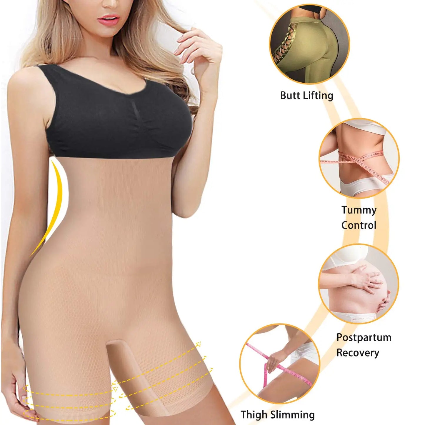 PioLey"Premium 4-in-1 Magic Body Shaper