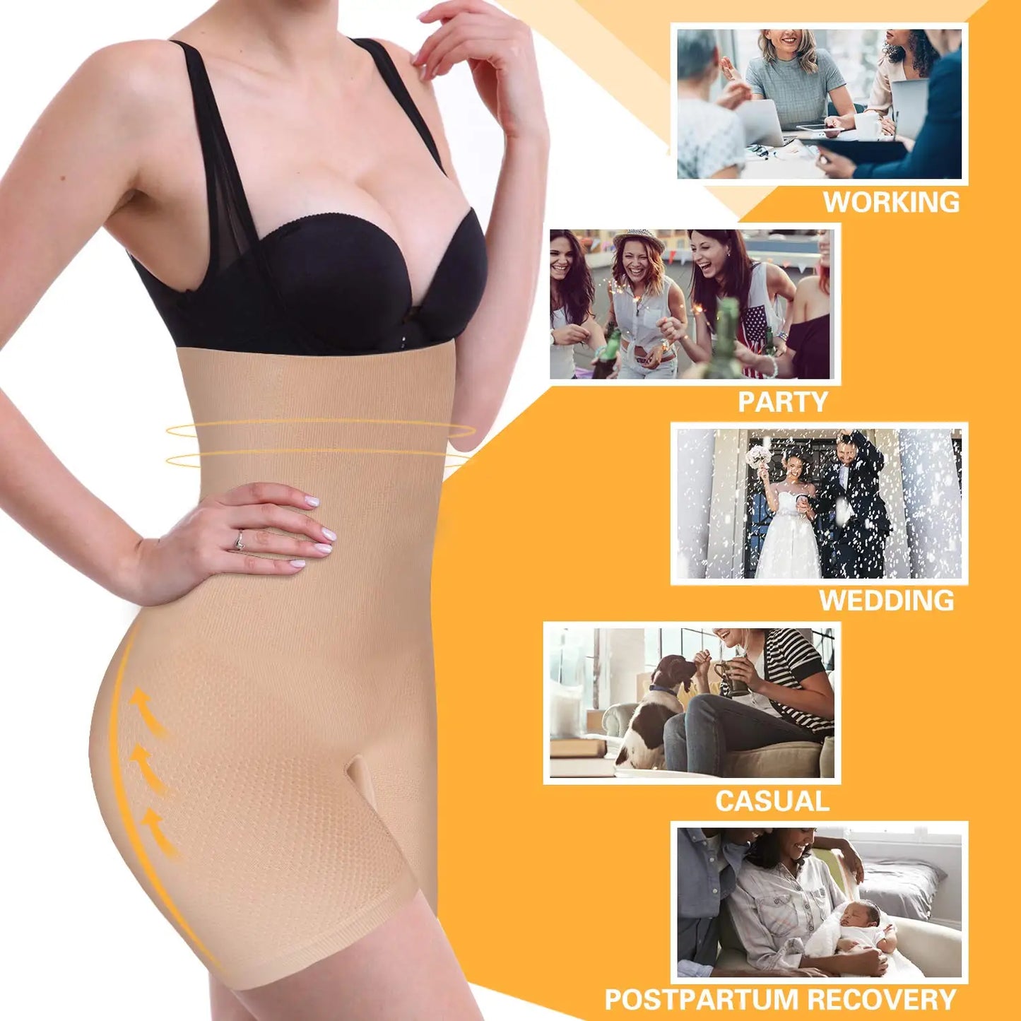 PioLey"Premium 4-in-1 Magic Body Shaper